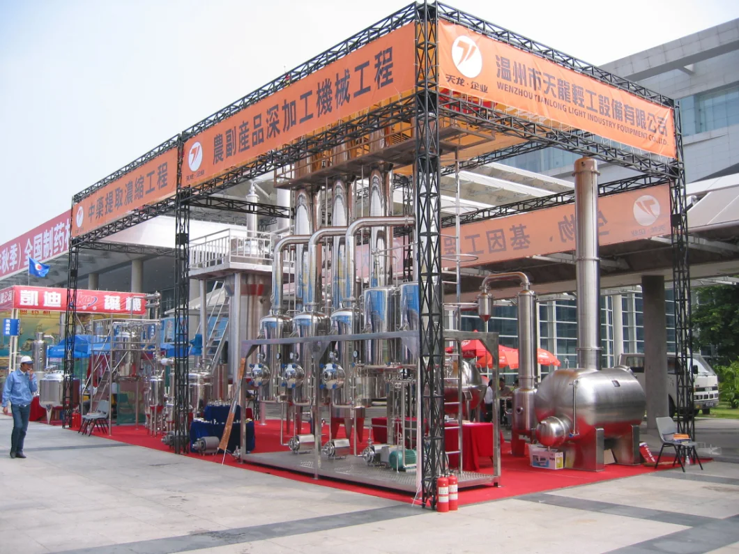 Chinese Medicine Milk Water Falling Film Evaporator